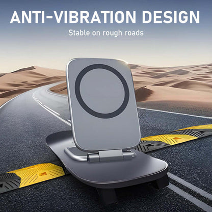 GripDrive | Ultra-Dunne Magnetische Telefoonhouder met 270° Verstelbaarheid