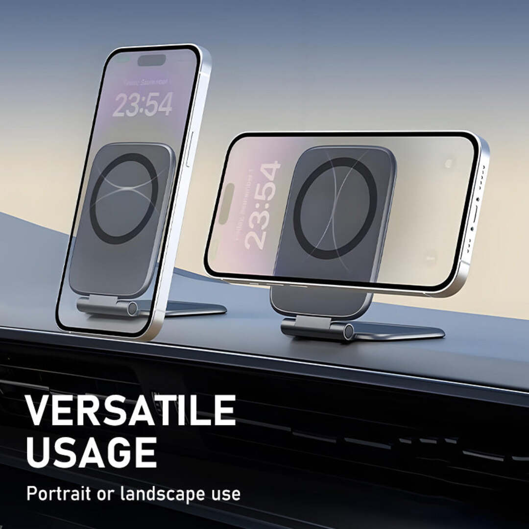 GripDrive | Ultra-Dunne Magnetische Telefoonhouder met 270° Verstelbaarheid