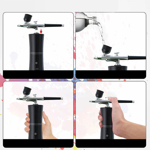 AirBrush Pro | Draadloze Airbrush Set met Compressor