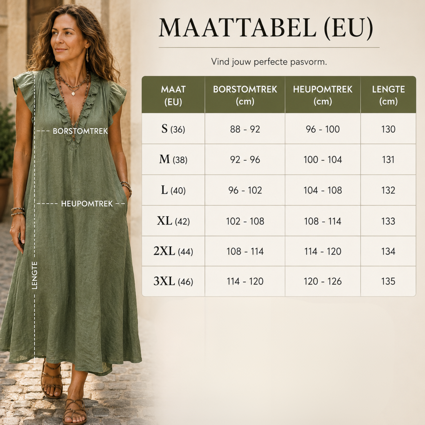 Élodie | Linnen Maxi Jurk