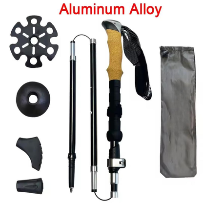 PeakWalker | Opvouwbare en Hoogte Verstelbare Wandelstokken voor Ultiem Comfort