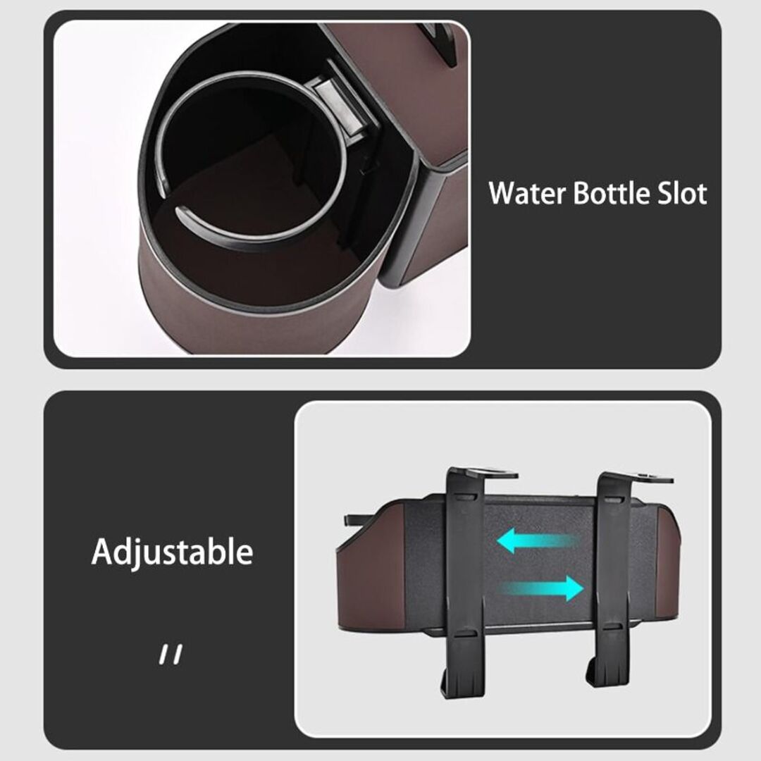 CarTidy | Luxe Auto Organizer met 4-in-1 Opbergsysteem
