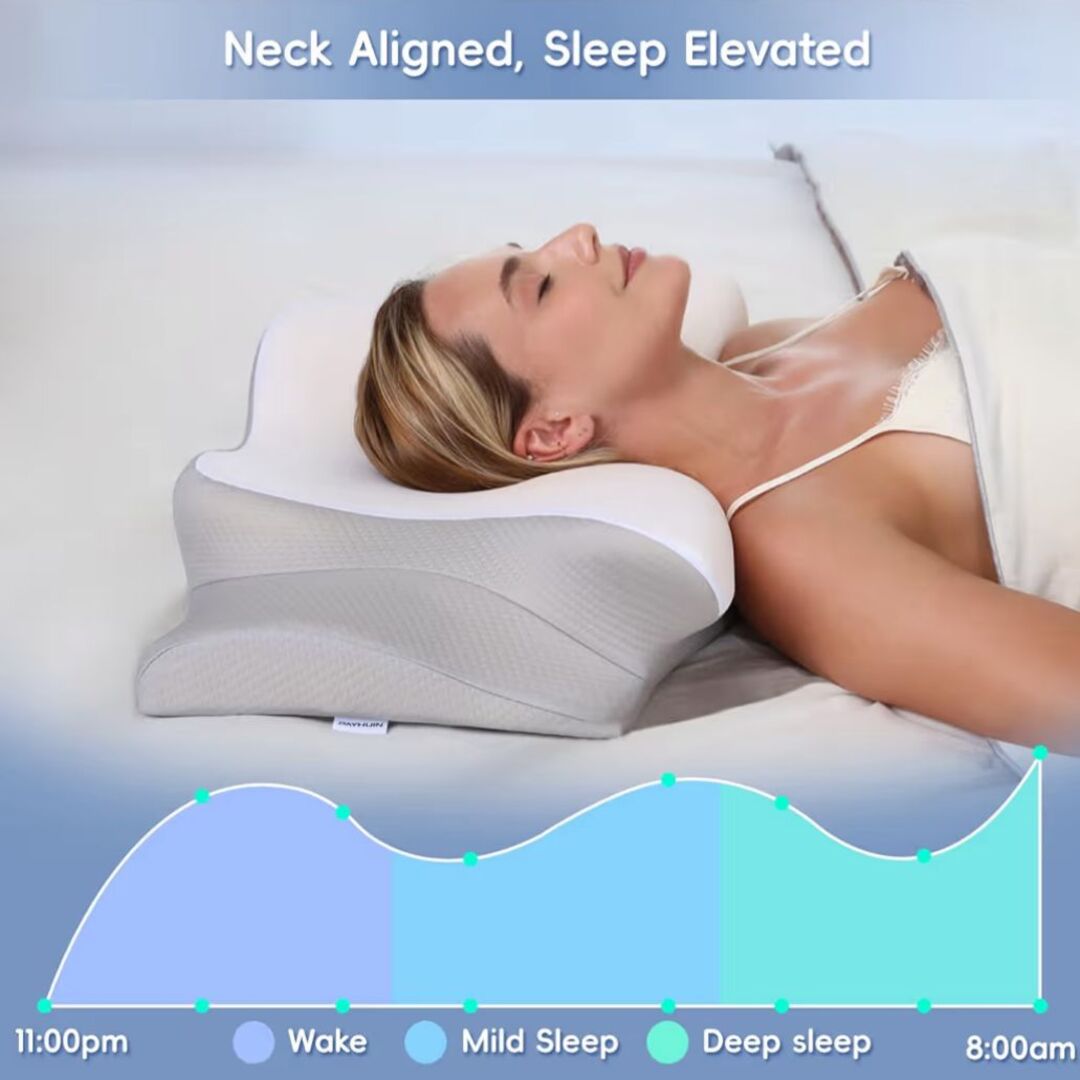 NeckBalance | Slim Hoofdkussen met Gezondheidsgerichte Ondersteuning en Ademend Design