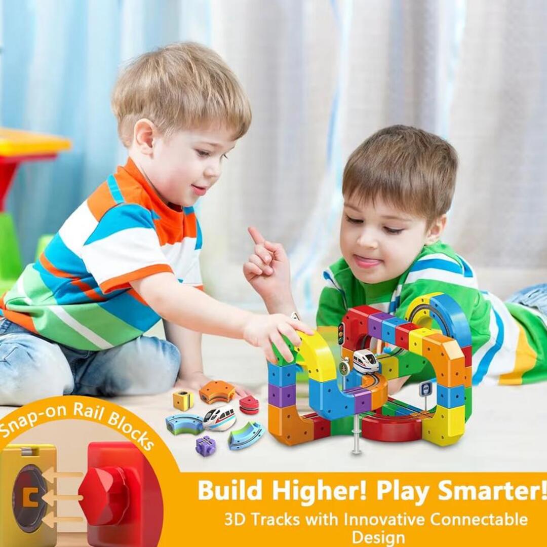 MagniRail | Educatieve Magnetische Trein- en Bouwset voor Kinderen