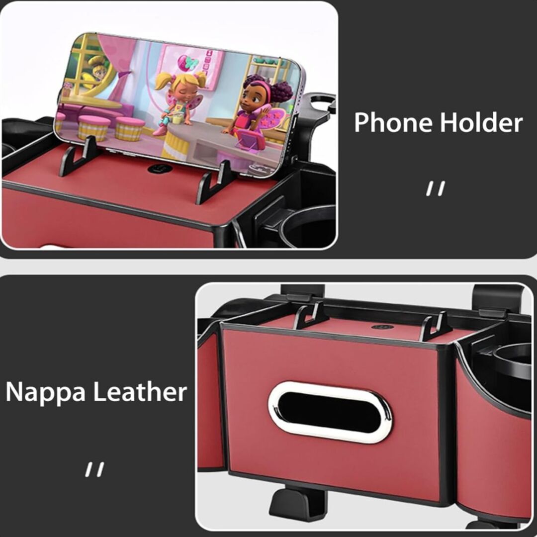 CarTidy | Luxe Auto Organizer met 4-in-1 Opbergsysteem