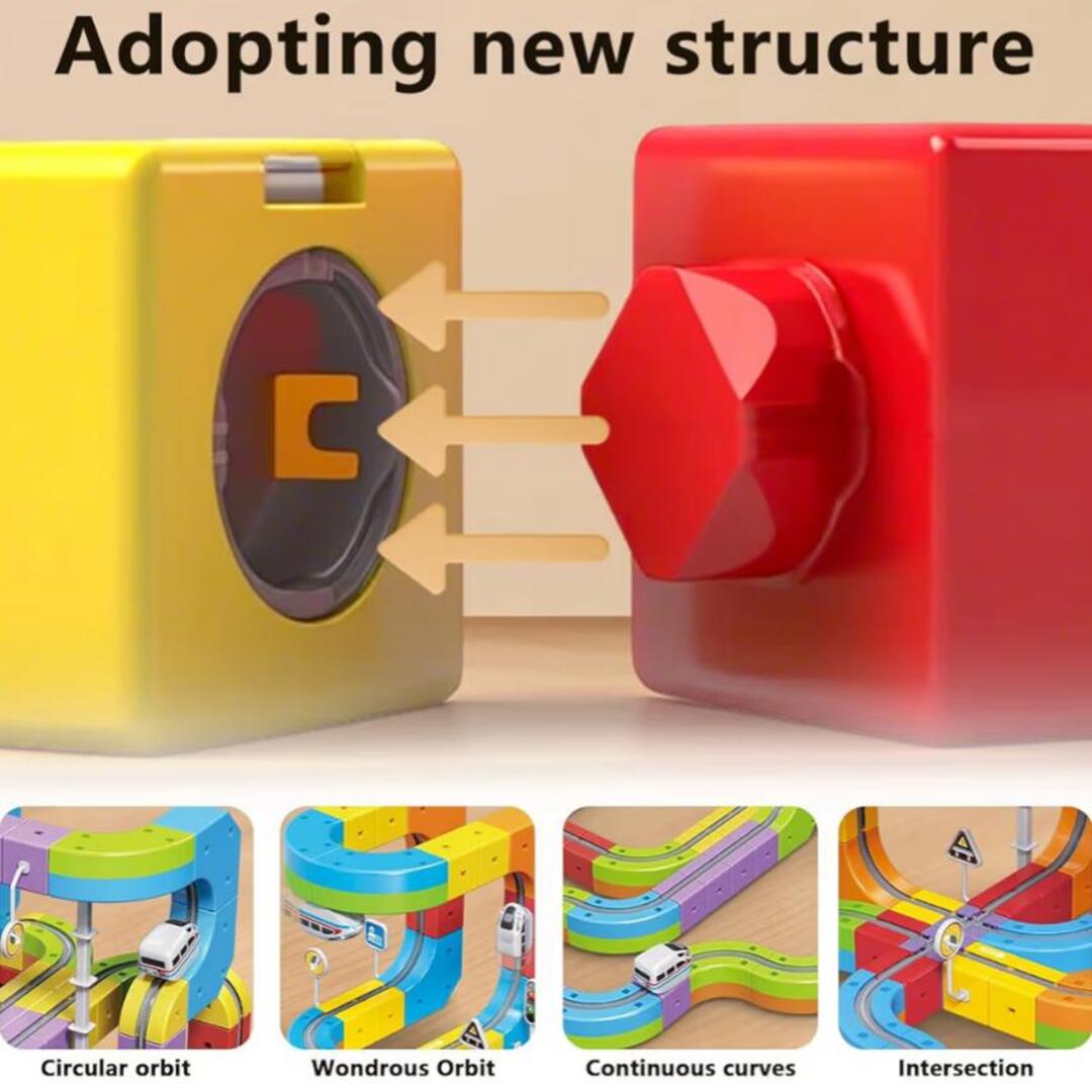 MagniRail | Educatieve Magnetische Trein- en Bouwset voor Kinderen