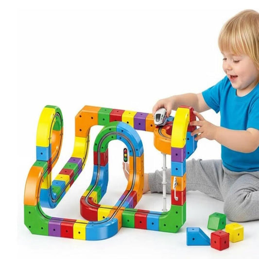 MagniRail | Educatieve Magnetische Trein- en Bouwset voor Kinderen