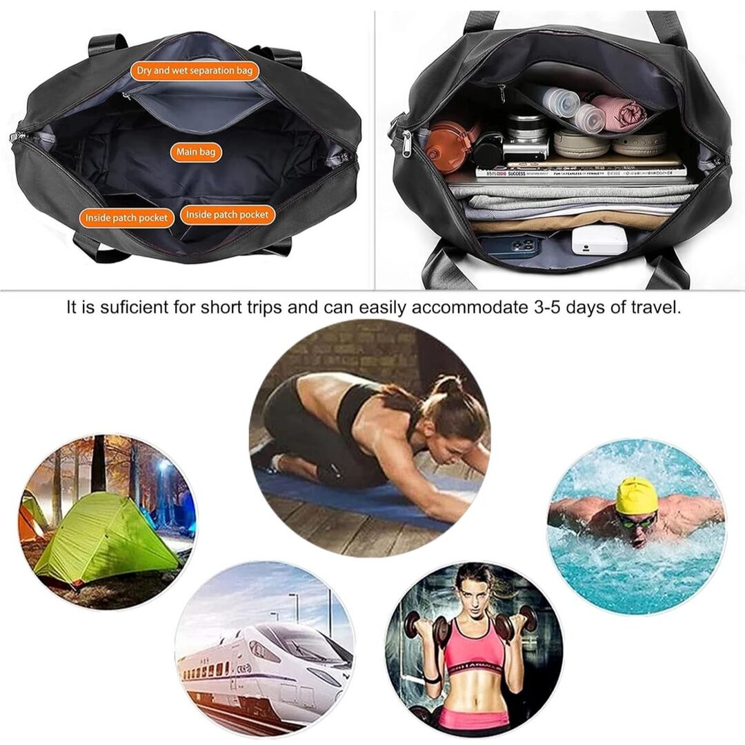 MultiTote | Compacte Opvouwbare Tas met Grote Capaciteit