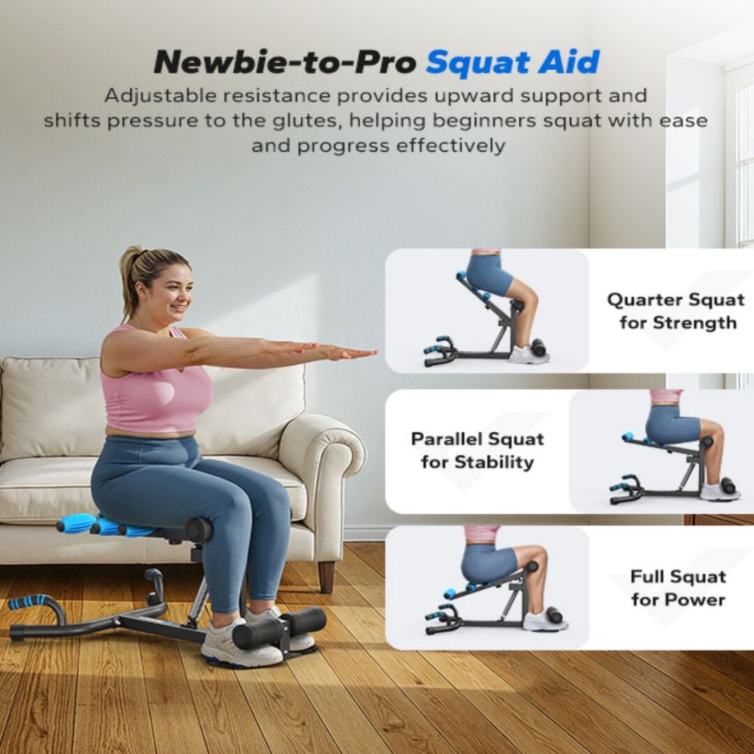 PowerForm | Verstelbare Squatmachine voor Veilig en Effectief Thuis Trainen