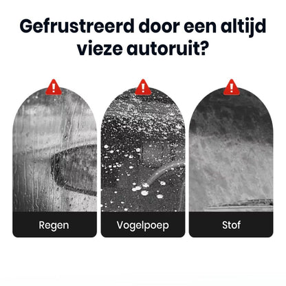 GlassMaster | Ruitenreinigingsset met Microfiber Pads voor Streeploos Schoonmaken