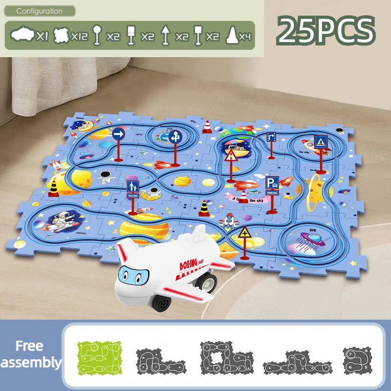 PuzzleRace | Educatief Speelspoor Set