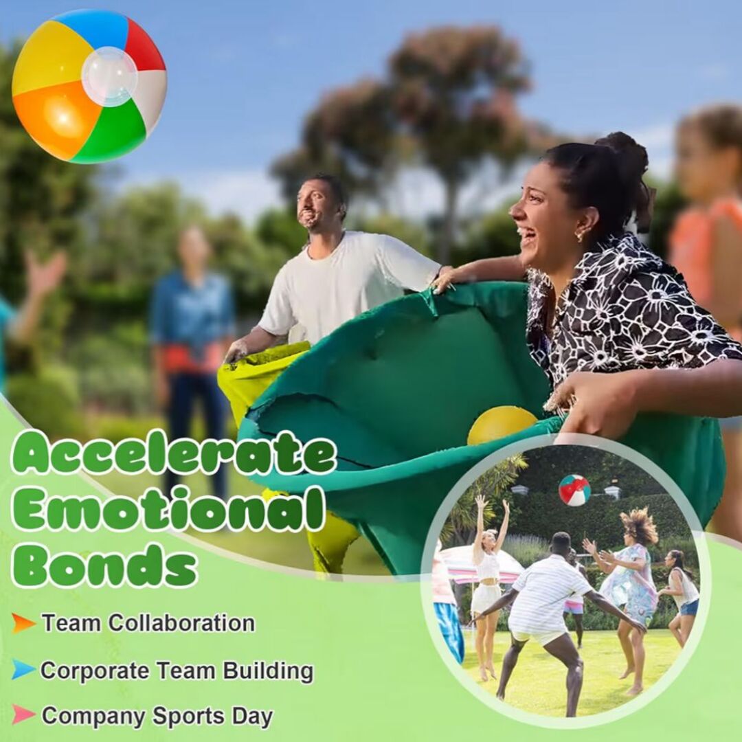 BouncyFun | Opblaasbare Gezins Catch & Toss Set