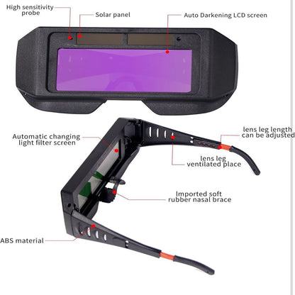 ProShield | Zelfverduisterende Lasbril met Verstelbaar Frame