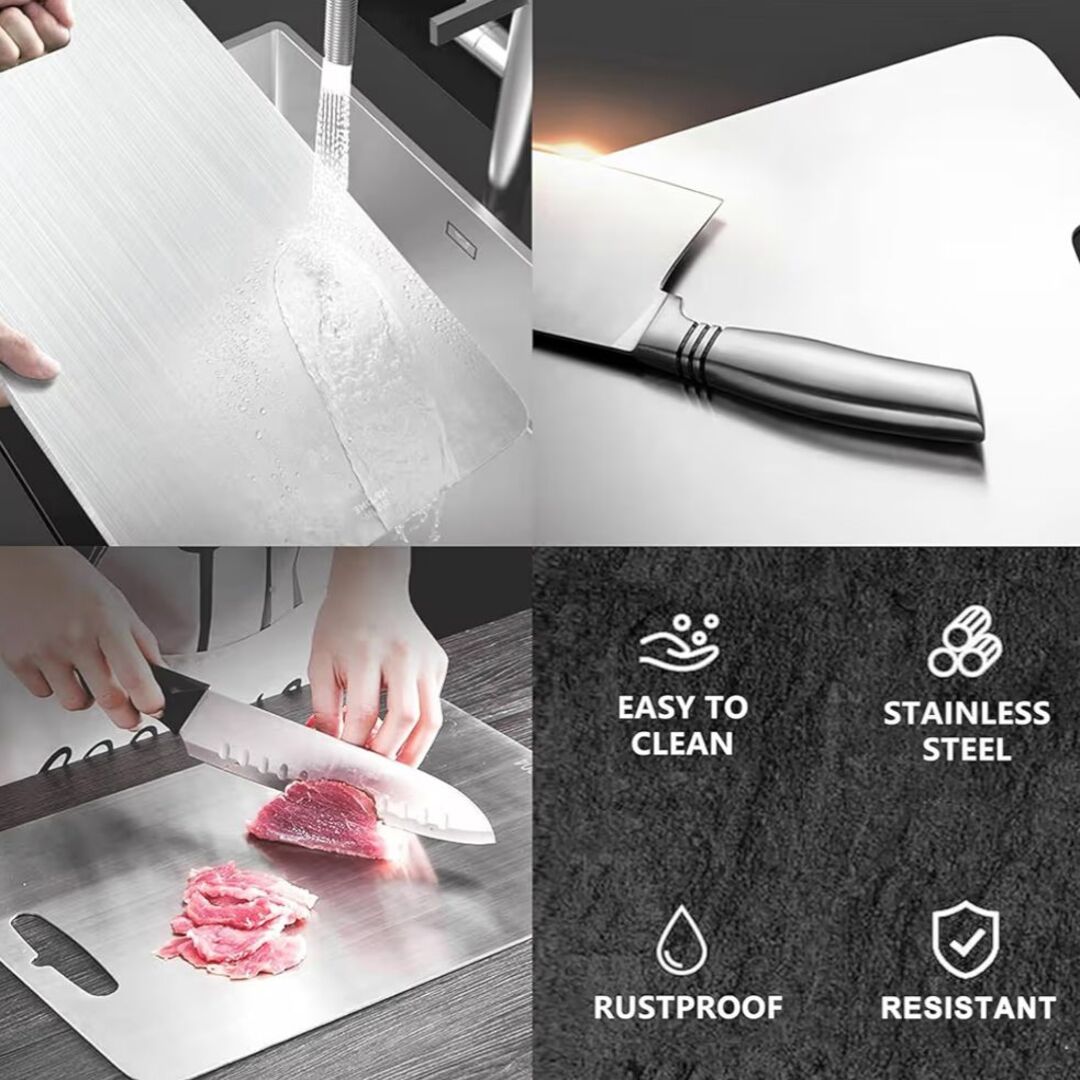 CleanCut | RVS Snijplank Zonder Schimmel of Microplastics