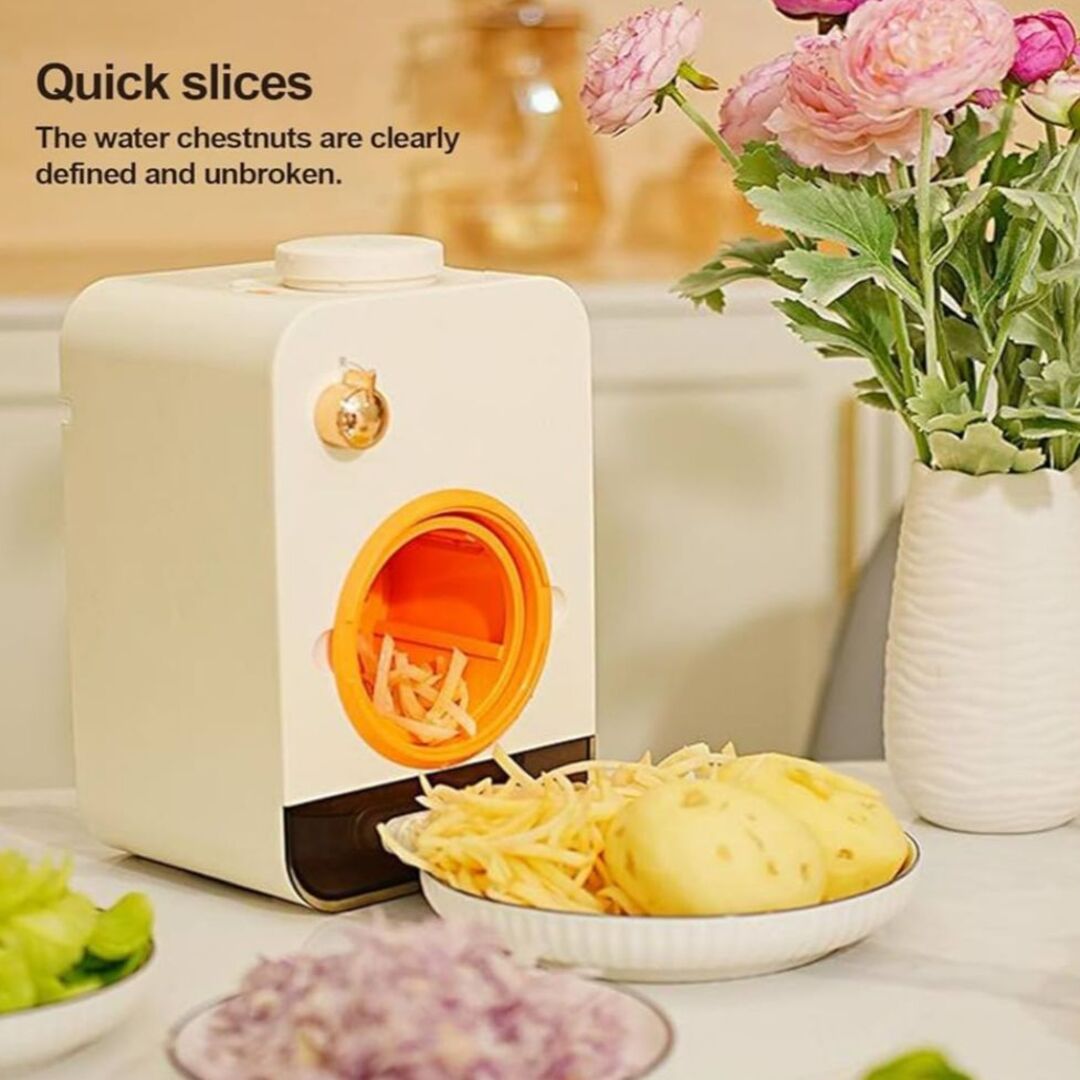 SliceMaster | Elektrische Groentesnijder voor Razendsnel Snijden & Hakwerk