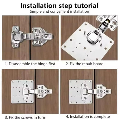 HingeFix | Roestvrijstalen reparatieset voor kast- en meubelscharnieren