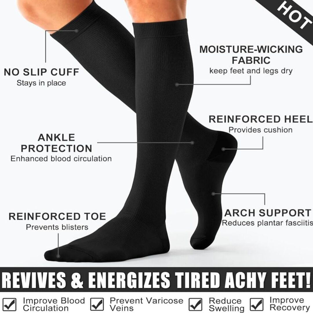 LegRelief | Comfortabele Compressiesokken voor Dagelijkse Ondersteuning