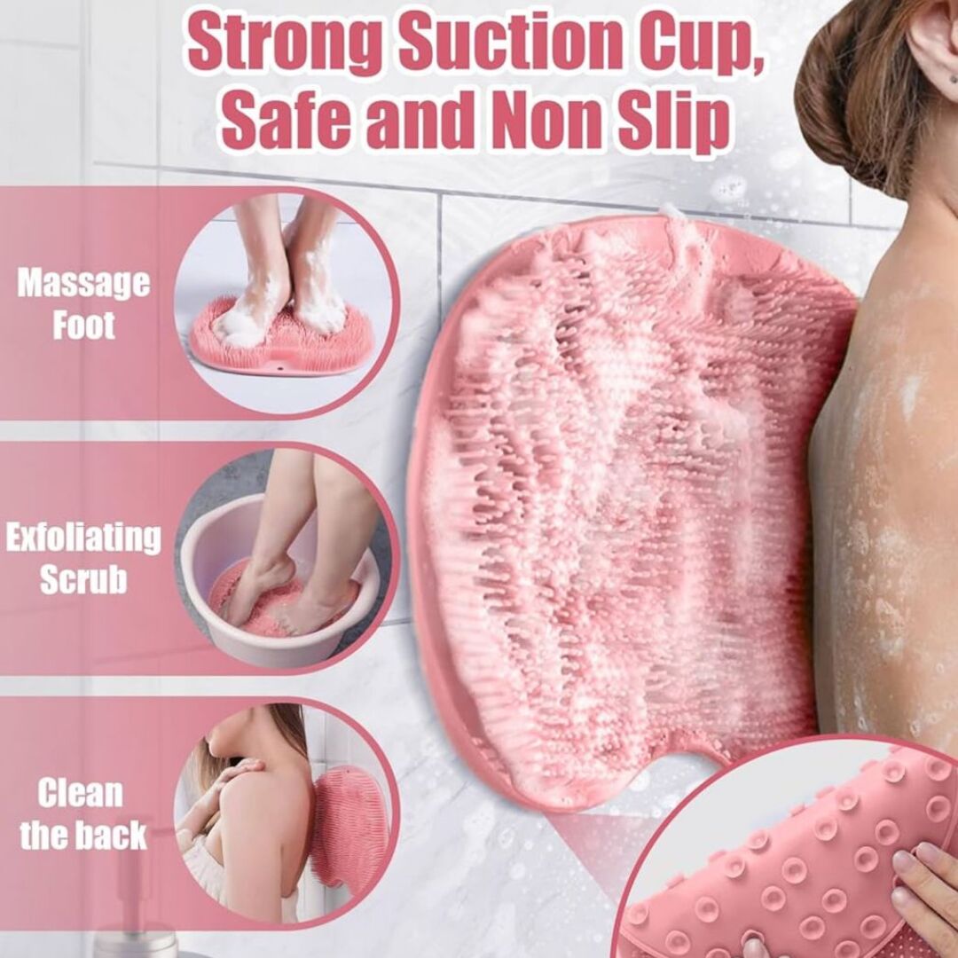 SootheMat | Silicone Scrubmat voor Voeten & Lichaam in de Douche