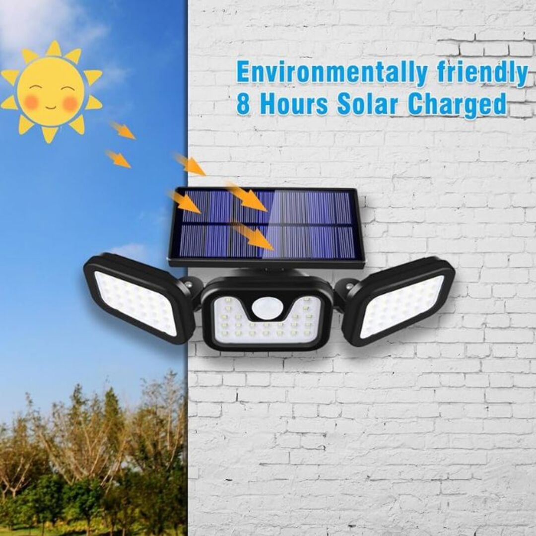 BrightGuard | Slimme 3-Kops Verlichting voor Huis & Tuin