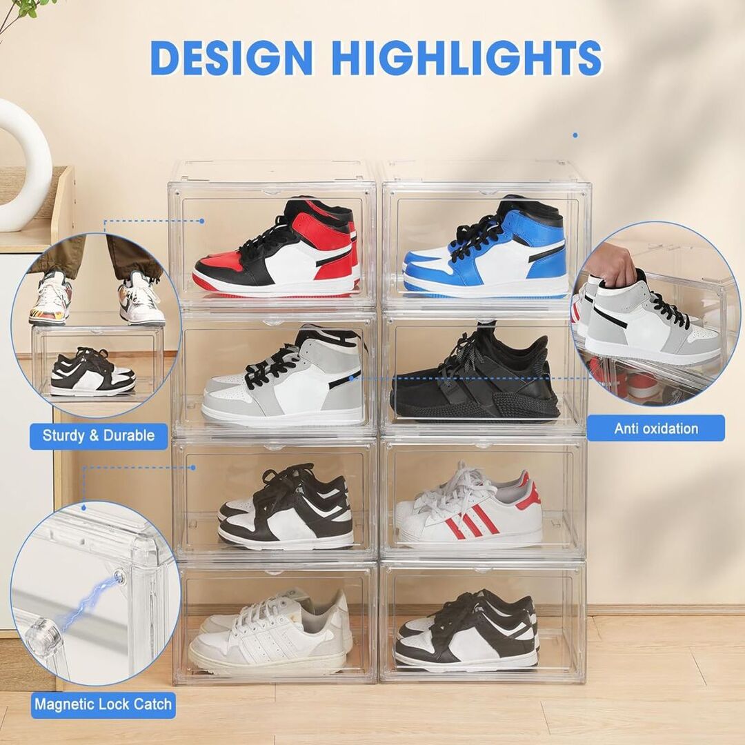 SneakView | Stevige Stapelbox voor Geordende Sneakercollecties