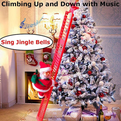 JollyClimber | Klimmende Kerstman met Muziek voor Magische Kerstdagen