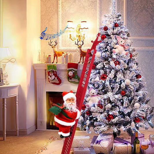 JollyClimber | Klimmende Kerstman met Muziek voor Magische Kerstdagen