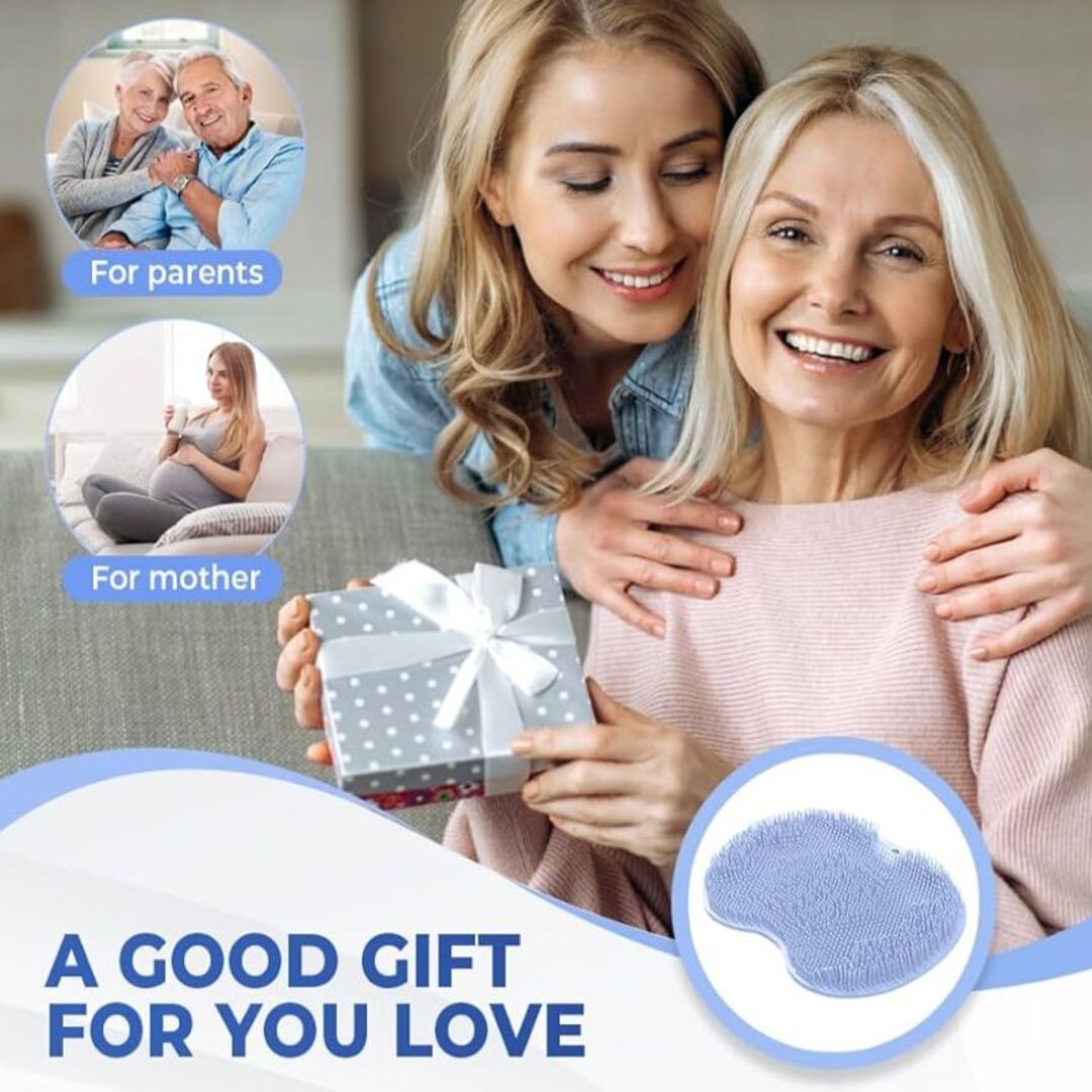 SootheMat | Silicone Scrubmat voor Voeten & Lichaam in de Douche