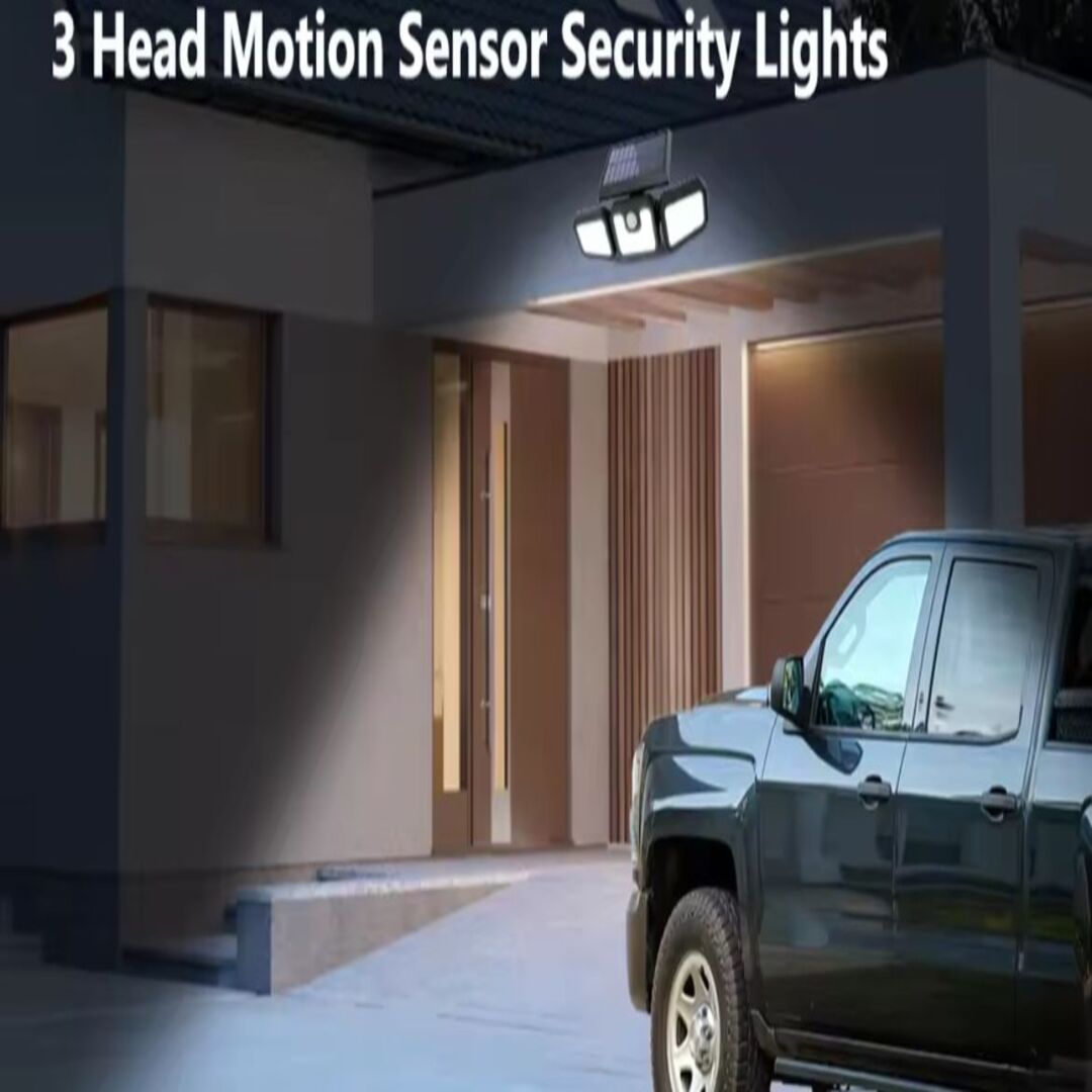 BrightGuard | Slimme 3-Kops Verlichting voor Huis & Tuin