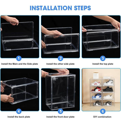 SneakView | Stevige Stapelbox voor Geordende Sneakercollecties