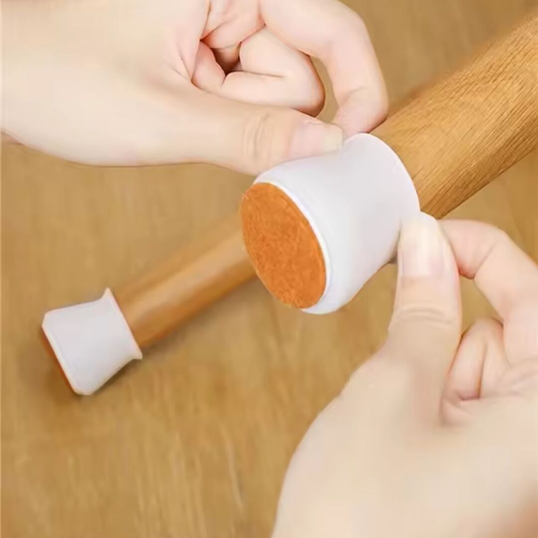 SilentGlide | Stoelpoot Beschermers voor Krasvrij & Stil Schuiven