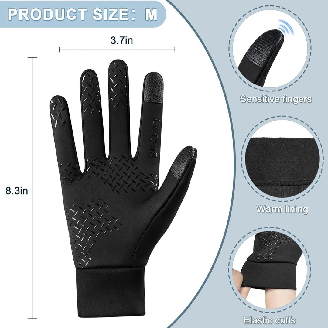 ThermoGrip | Winterhandschoenen met Warmte tot –30°C en Touchscreenfunctie