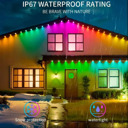 GlowBright | Duurzame LED Buitenverlichting met Flexibele Kleurinstellingen