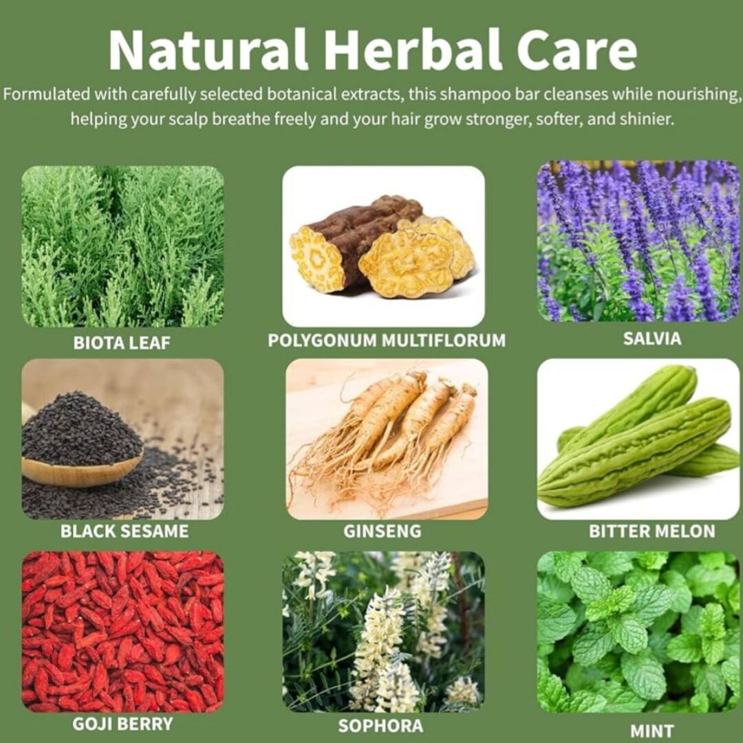 BotaniGrow | Natuurlijke Shampoo Bar voor Gezonde Haargroei en Versterkte Wortels