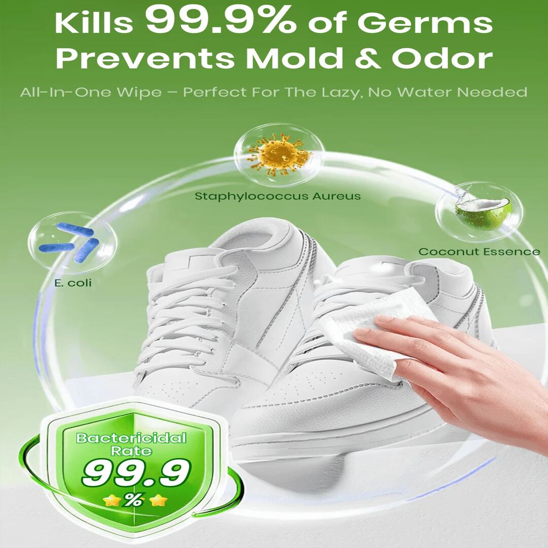 QuickClean | Schoonmaakdoekjes voor Direct Schone Sneakers & Schoenen
