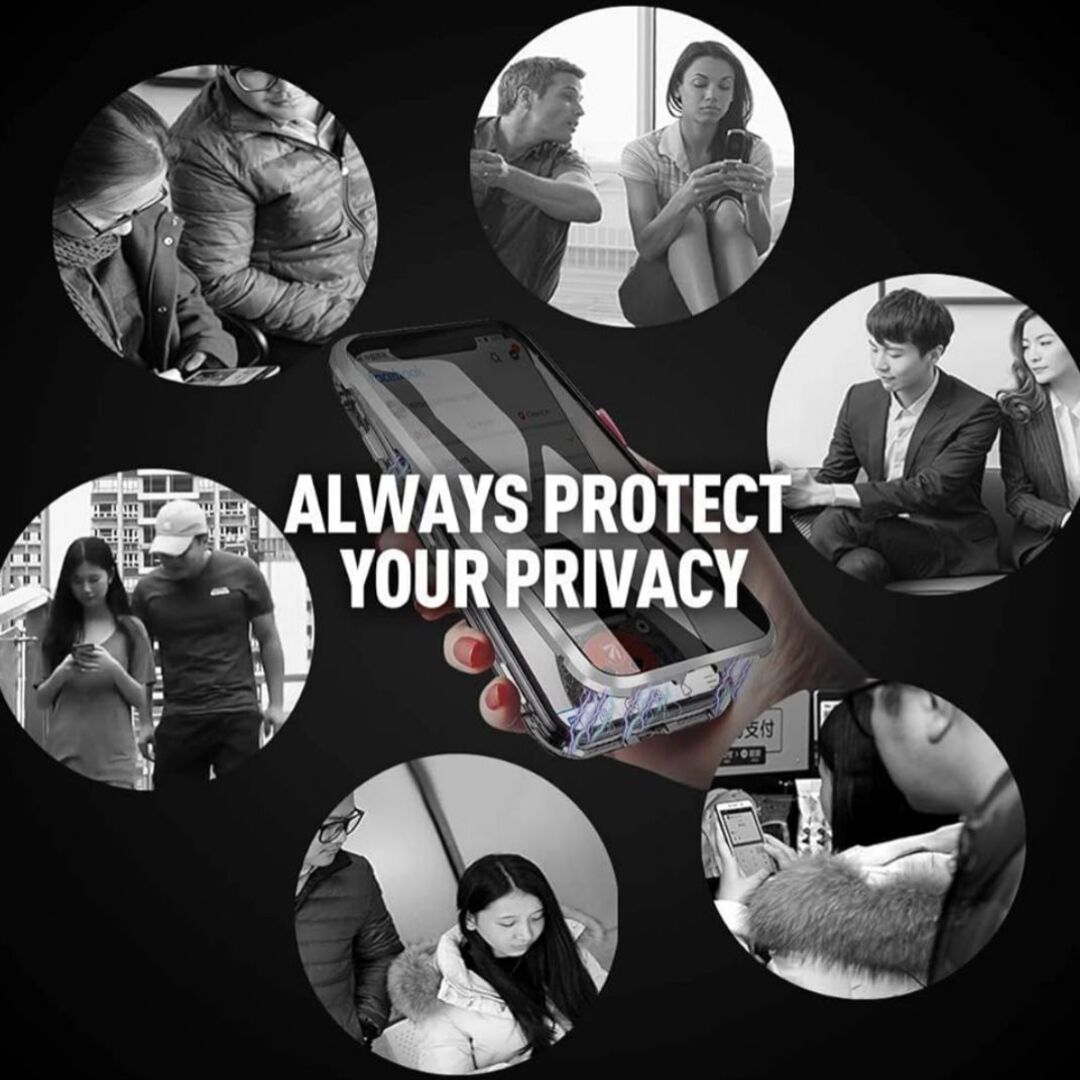 PrivacyGuard | iPhone Case met Ingebouwd Privacyglas