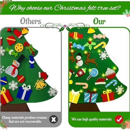 DecorTree | Interactieve Kerstboom met 26 Decoraties & LED Licht