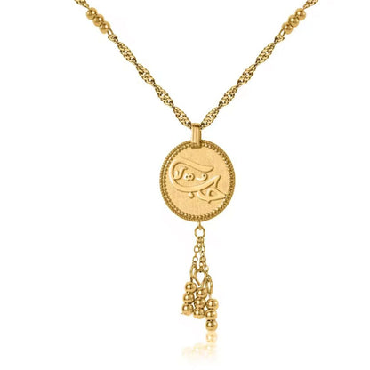 EleganceGold | Gouden Arabische Inscriptie en 18K Gouden Plating