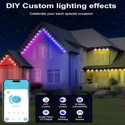 GlowBright | Duurzame LED Buitenverlichting met Flexibele Kleurinstellingen