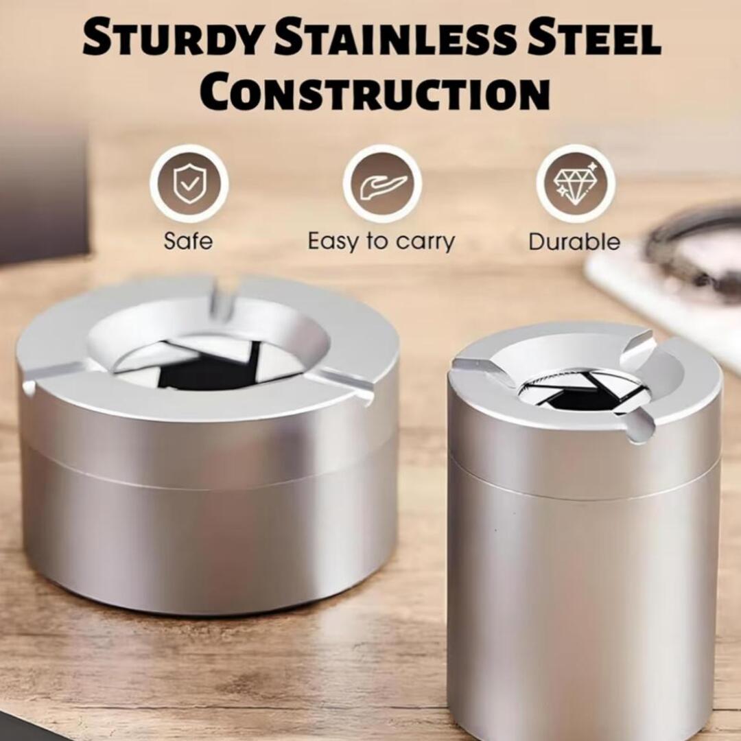 SafeAsh | Duurzame Draaideksel Asbak voor Auto en Thuis