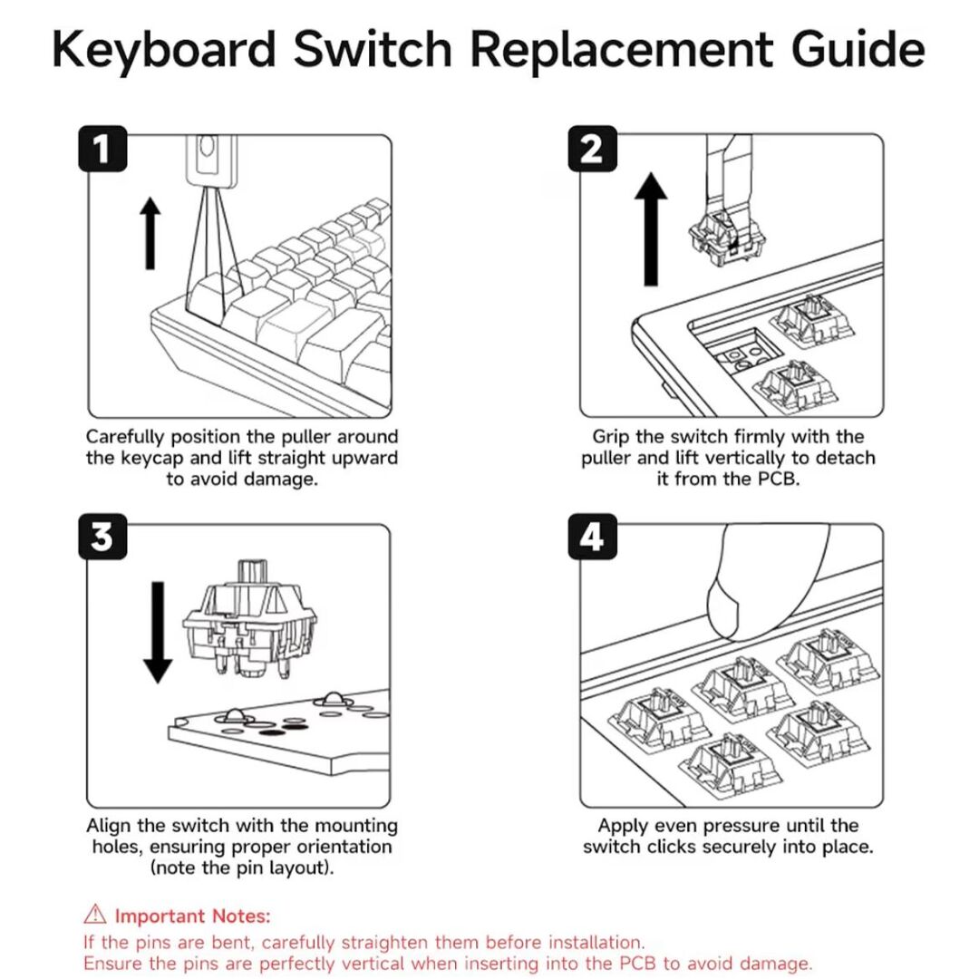 KeyFlow | Magnetische Hall Effect Toetsenschakelaars