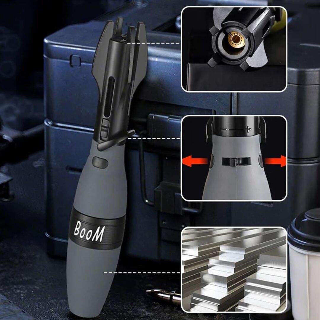 SpinTorch | Creatieve Raket-Aansteker met Draaimechanisme en Krachtige Vlam