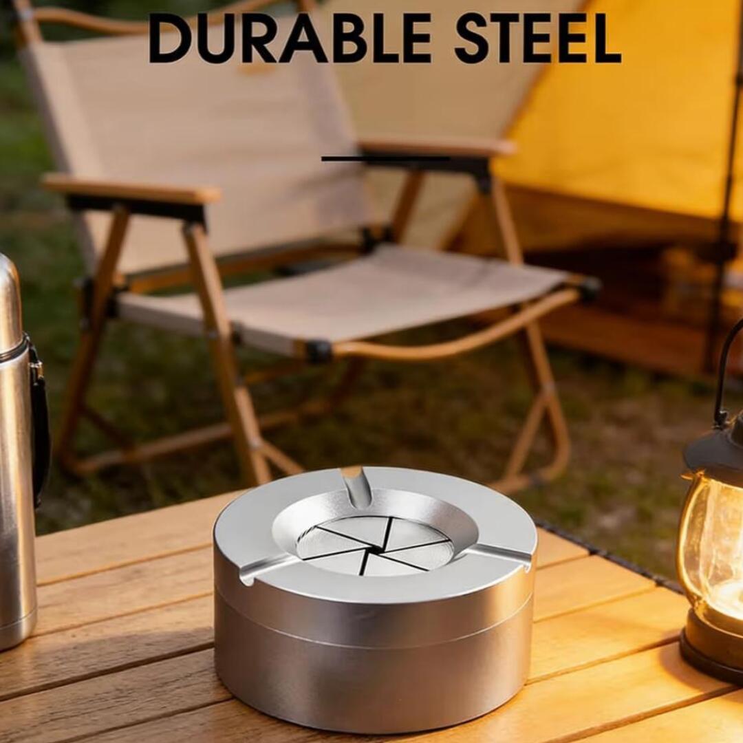 SafeAsh | Duurzame Draaideksel Asbak voor Auto en Thuis