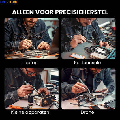 TechTorque | 181-delige Elektrische Schroevendraaier Set met Oplaadbare Batterij