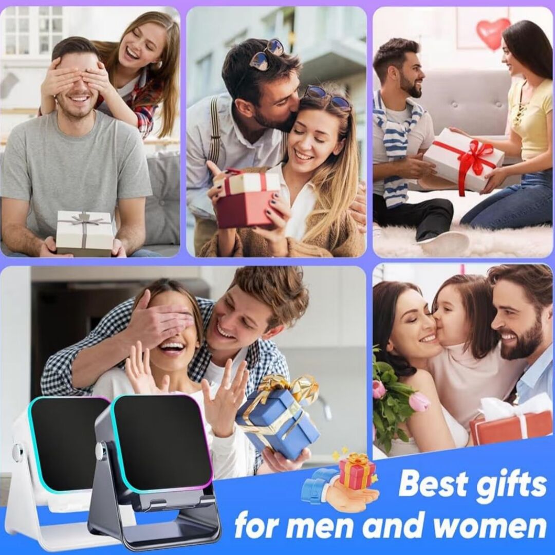 AeroTune | 5-in-1 Draagbare Speaker met Inductiegeluid, Oplaadfunctie en LED-sfeerlicht