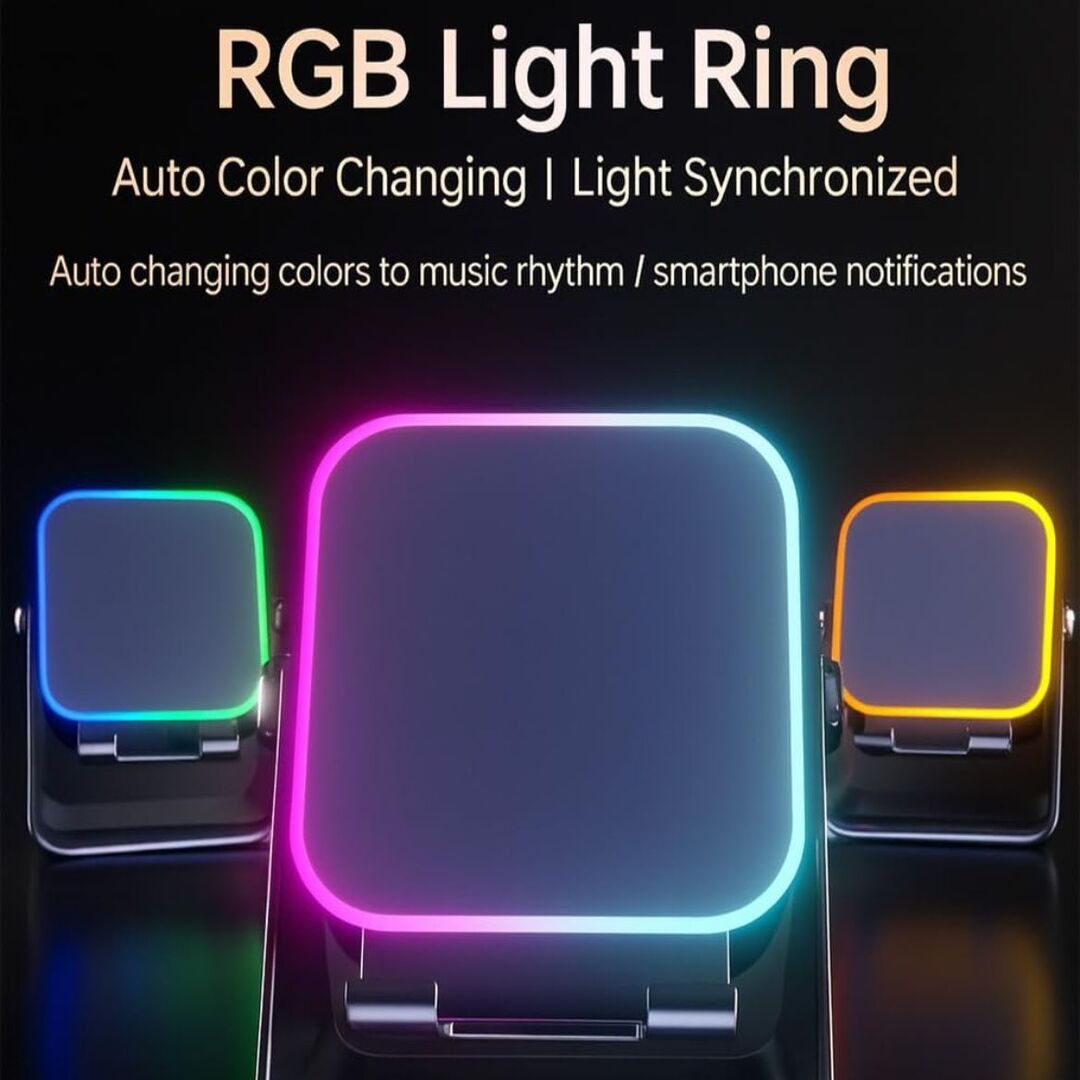 AeroTune | 5-in-1 Draagbare Speaker met Inductiegeluid, Oplaadfunctie en LED-sfeerlicht