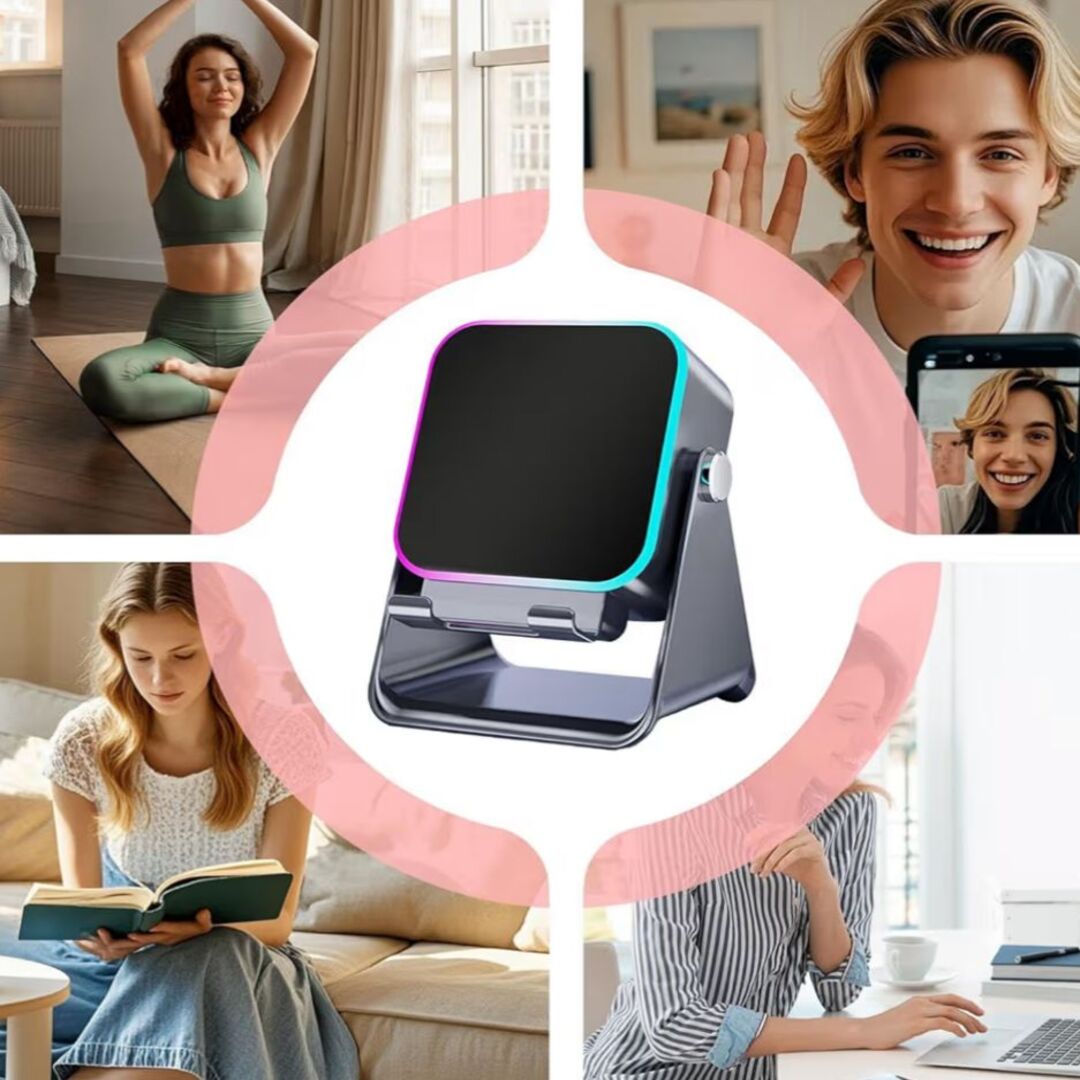 AeroTune | 5-in-1 Draagbare Speaker met Inductiegeluid, Oplaadfunctie en LED-sfeerlicht