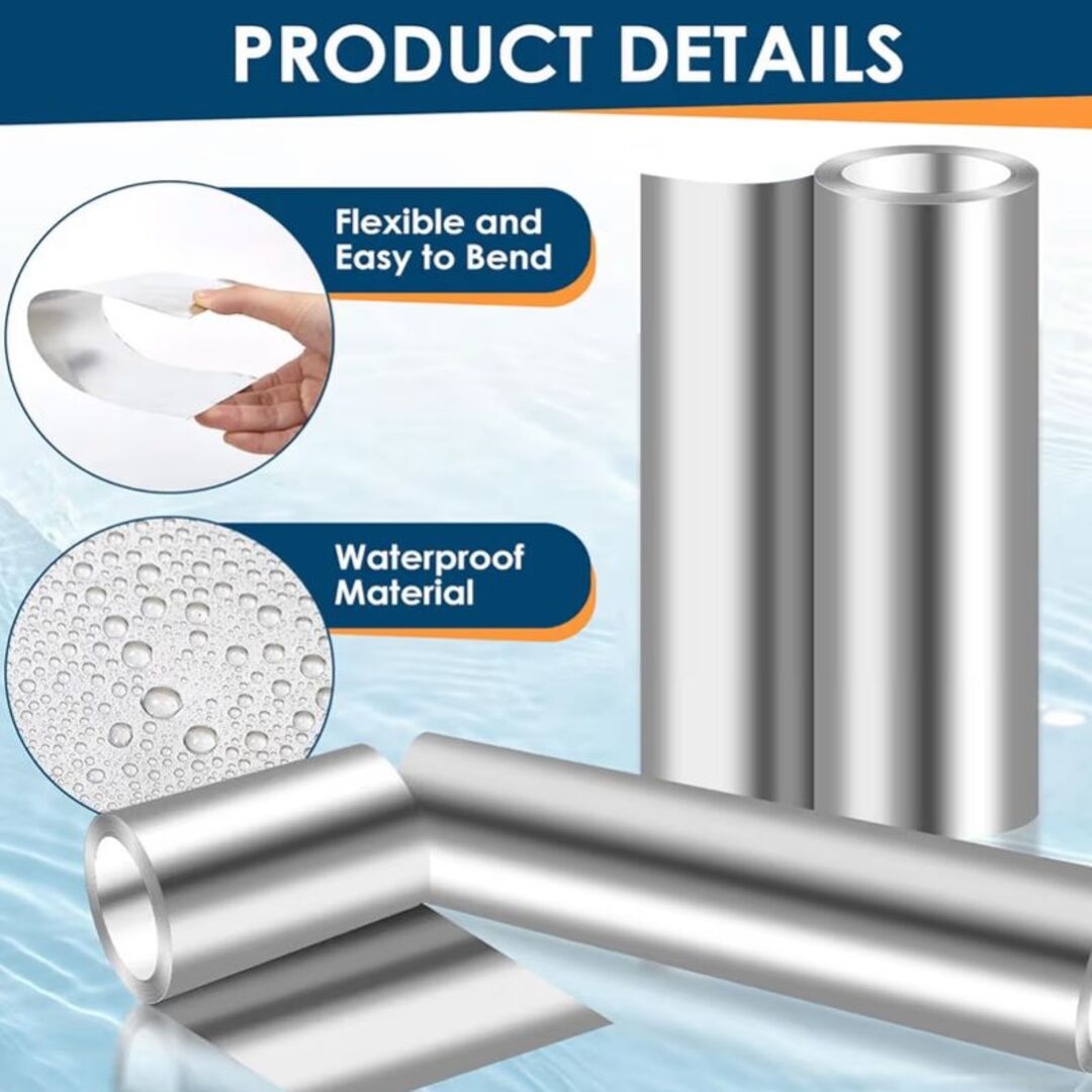 HydroTape | Zelfklevende Waterdichte Tape voor Dak en Buis