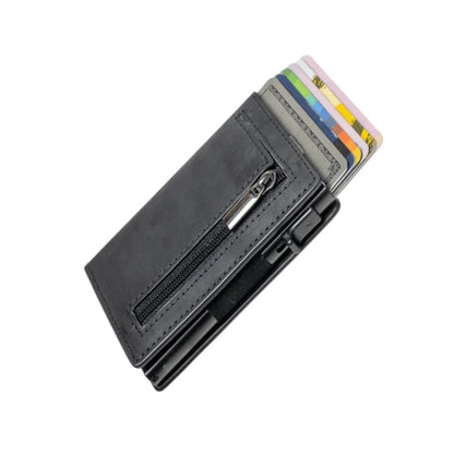 CardSlide | Compacte RFID Wallet met Ruimte voor Kaarten & Contant Geld
